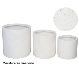 MACETERO X3 KENDRA MAGNESIO 40X40X40 CM