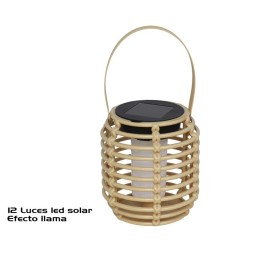 FAROL SOLAR PLS NATURAL 12 LEDS EFEC. LLAMA 11X10X