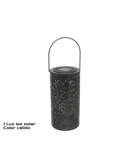 FAROL SOLAR PLD ARIS NEGRO 21,5X11X11 CM