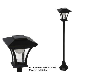 FAROLA SOLAR MILO PLS 10LEDS 120X20,8X20,8 CM