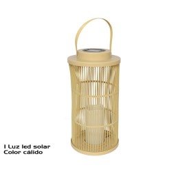 FAROL SOLAR JOEL NATURAL 1LED PLS 35,5X18,5X18,5 C