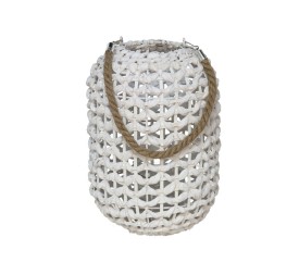 PORTAVELAS C/VASO BELLA BLANCO 29X20 CM