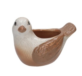 MACETERO DOLOMITA PAJARO 22X14,5X15 CM