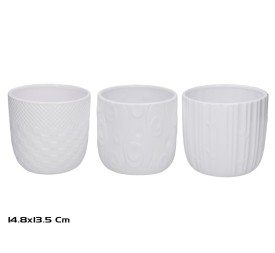 MACETERO SAMIR CERAMICA 3 SURT 14,8X13,5 CM