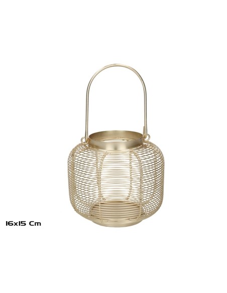 PORTAVELAS AARAV 16X16X15 CM