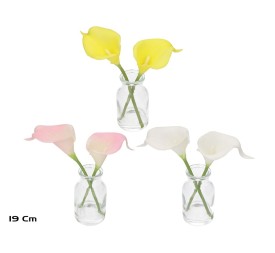 FLORERO SIMIL AGUA CALAS X 2 - 19 CM (S)