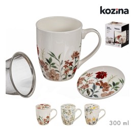 TAZA INFUSION C/ FILTRO 300 ml BOHEMIAN SURT/3