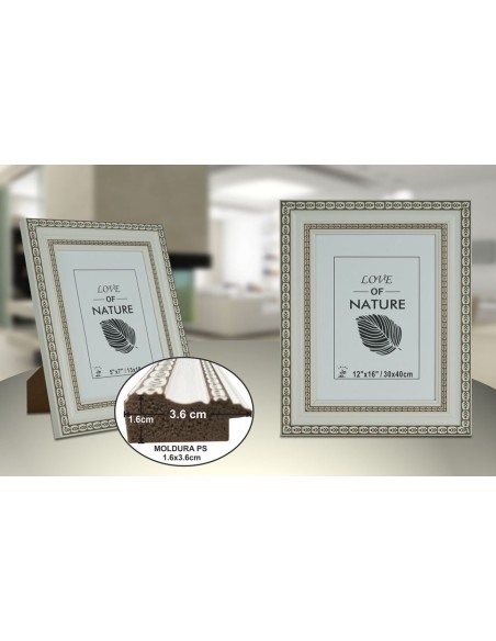 PORTAFOTO PLASTICO PS-523 30X40CM(6/12)