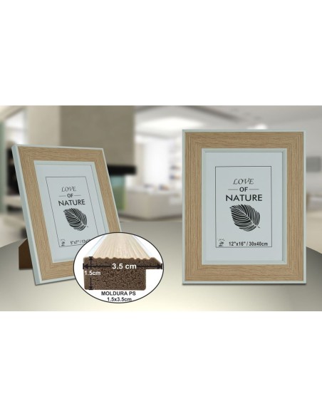 PORTAFOTO PLASTICO PS-521 30X40CM(6/12)