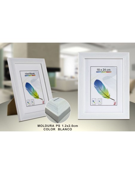 PORTAFOTO PLASTICO PS-612 9X13CM(24/48)