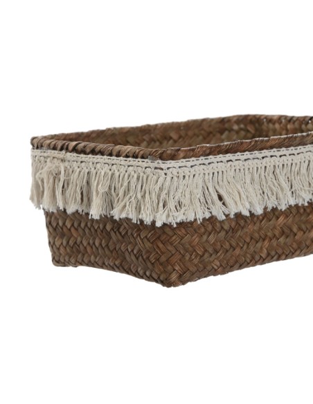 CESTA SET 3 FIBRA 23X17X10 DECAPE NATURAL