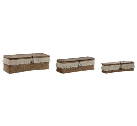 CESTA SET 3 FIBRA 32X12X10 DECAPE NATURAL