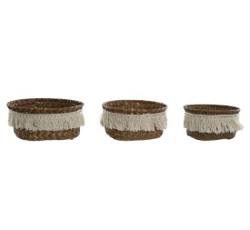 CESTA SET 3 FIBRA 16X16X6 DECAPE NATURAL (6937)