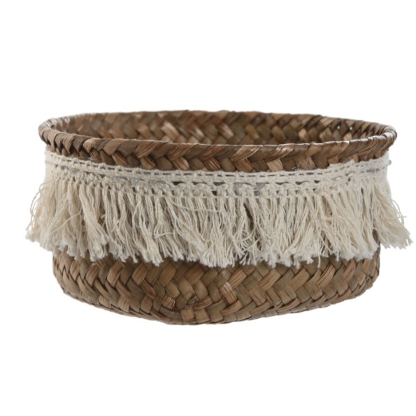 CESTA SET 3 FIBRA 16X16X6 DECAPE NATURAL (6937)