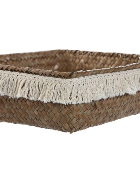 CESTA SET 4 FIBRA 26X26X10 DECAPE NATURAL