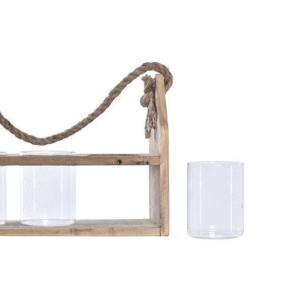 JARRON CRISTAL PAULOWNIA 34X12X22 10 CUERDA