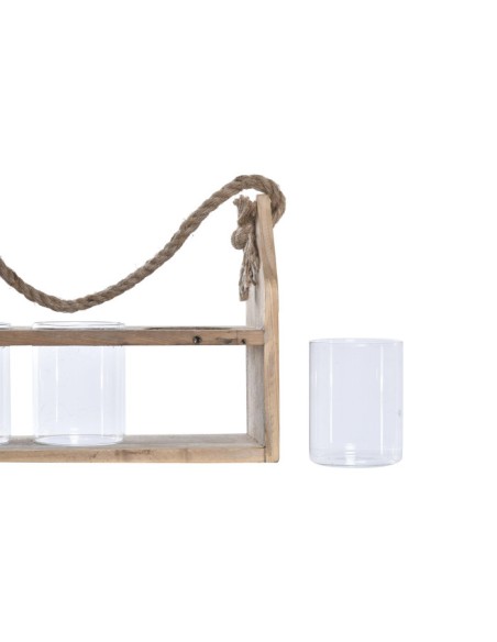 JARRON CRISTAL PAULOWNIA 34X12X22 10 CUERDA