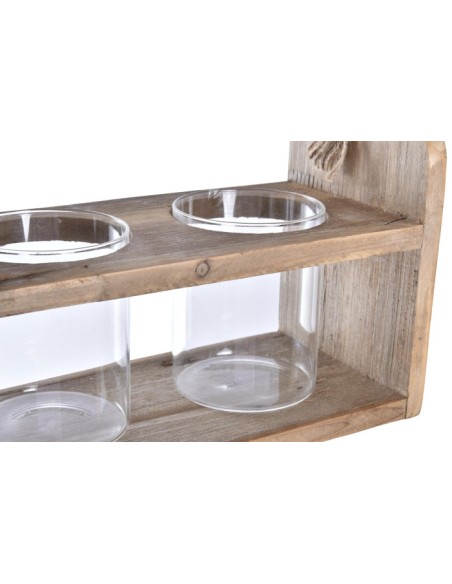 JARRON CRISTAL PAULOWNIA 28X12X22 10 CUERDA