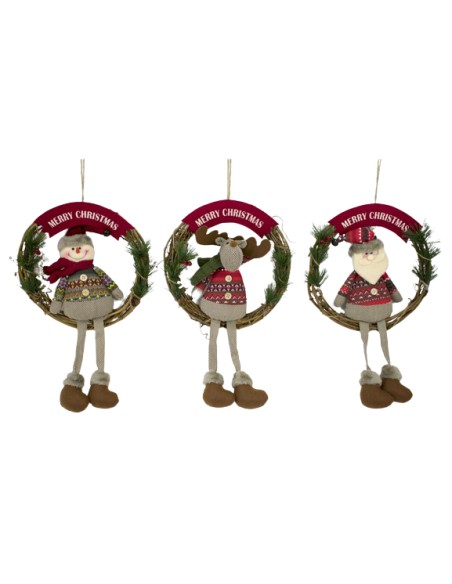 CORONA MUÑECO MARRÓN - 30CM 3STD