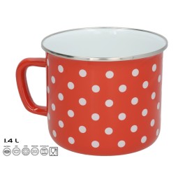 HERVIDOR ESMALTADO CON ASA 1,4L