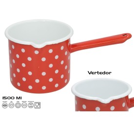 HERVIDOR ESMALTADO CON MANGO 1500ML