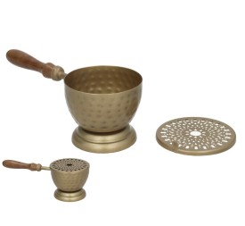 QUEMADOR DE LATON C/MANGO 9X22CM