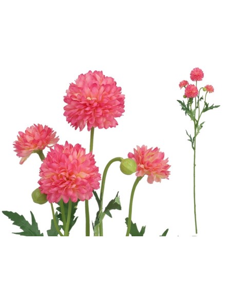 VARA CRISANTEMOS X 4 - 61 CM (ROSA)