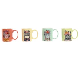 MUG PORCELANA 12,5X8X9,5 360ML GATOS 4 SURT.