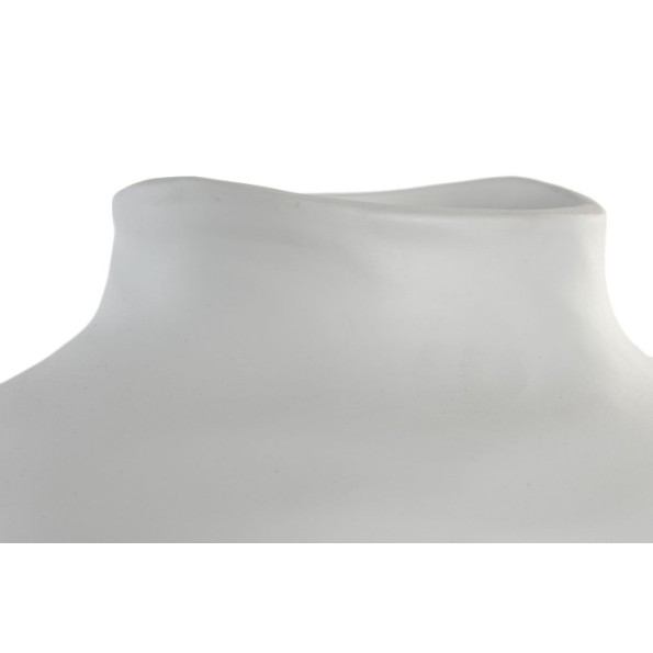 JARRON GRES 27X27X41 ORGANICO ARTESANAL CRUDO