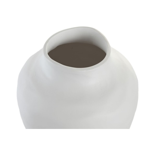 JARRON GRES 27X27X41 ORGANICO ARTESANAL CRUDO