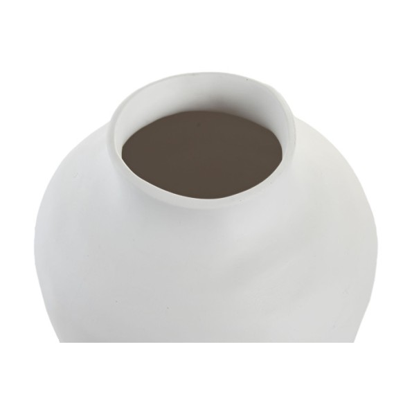 JARRON GRES 21X21X30 ORGANICO ARTESANAL CRUDO