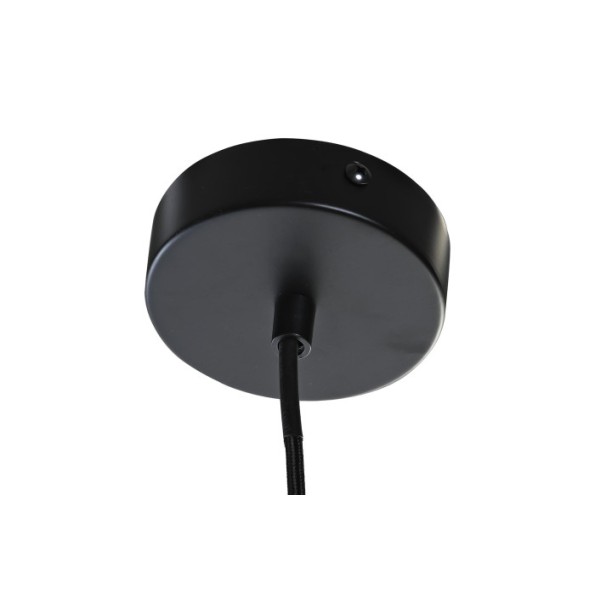 LAMPARA TECHO METAL CUERDA 24X24X15 NATURAL MARRON