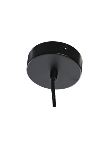 LAMPARA TECHO METAL CUERDA 24X24X15 NATURAL MARRON