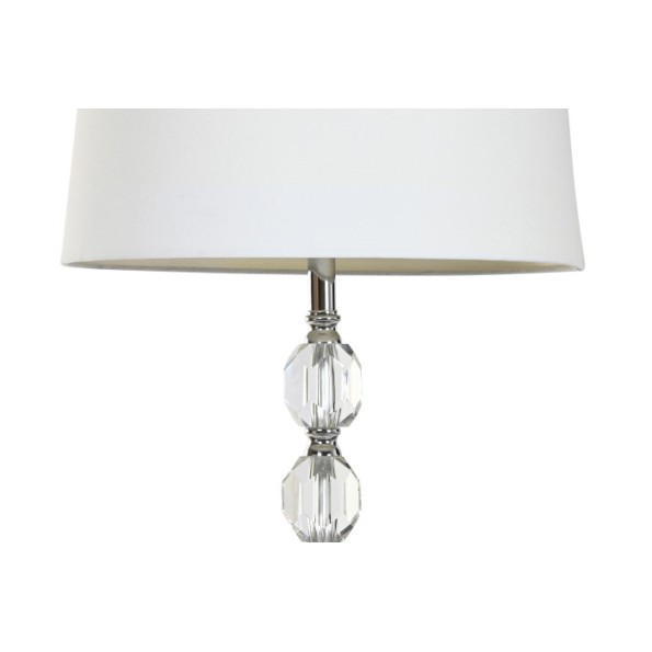 LAMPARA PIE SET 3 CRISTAL 35X35X150 CON 2 DE SOBRE