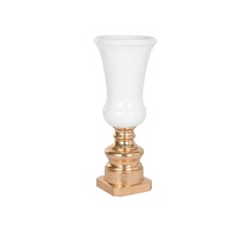 MACETERO FIBRA VIDRIO 40X40X100 BLANCO