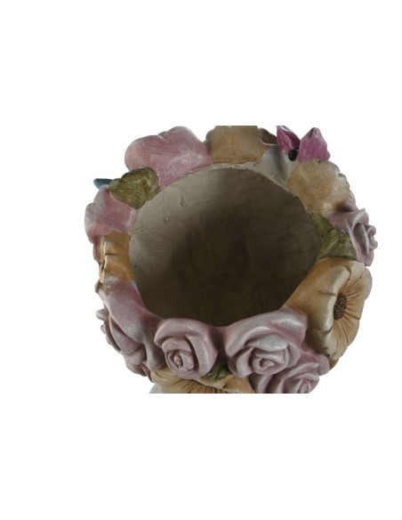 MACETERO MAGNESIA 32X28X53 CHICA FLORES