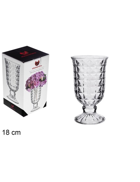 JARRON CRISTAL VERONA MODELO A 18 CM