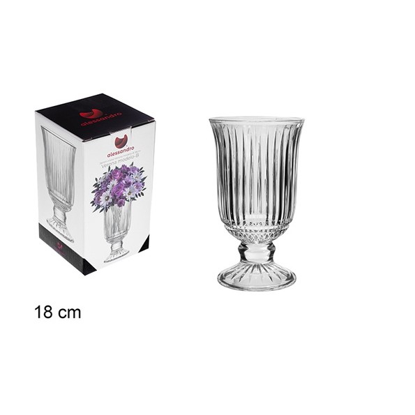 JARRÓN CRISTAL VERONA MODELO B 18 CM