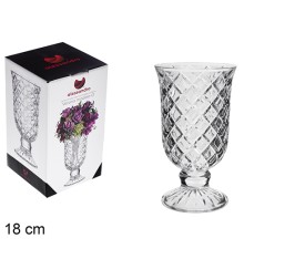 JARRÓN CRISTAL VERONA MODELO D 18 CM