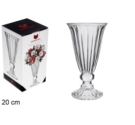 JARRON CRISTAL VENEZA MODELO C 20 CM