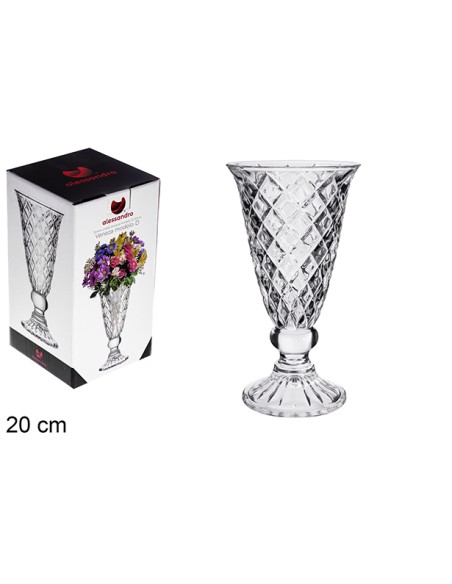 JARRON CRISTAL VNEZA MODELO D 20CM