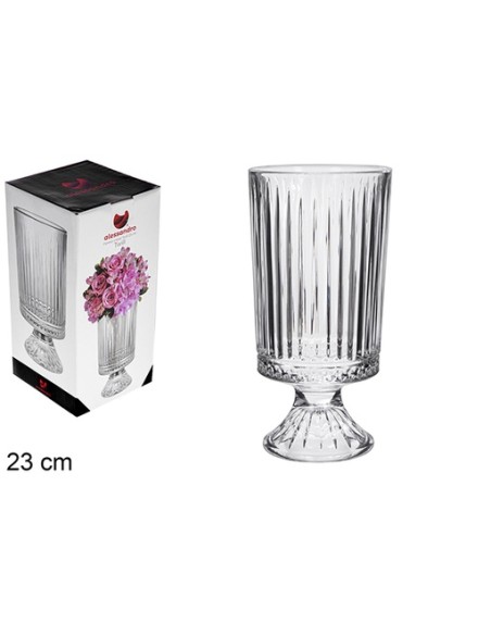 FLORERO CRISTAL TWILL 23 CM