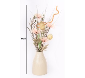 JARRON FLOR MUM MIX 3COLORES 44CM - (6)