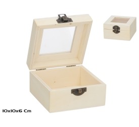 CAJA C/TAPA ERIK 10X10 NATURE