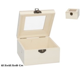 CAJA C/TAPA ERIK 12.5X12.5 NATURE