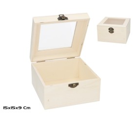 CAJA C/TAPA ERIK 15X15 NATURE