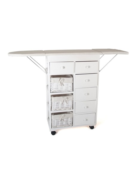 MESA PLANCHA ULISES C/ CAJONES 121X89 CM