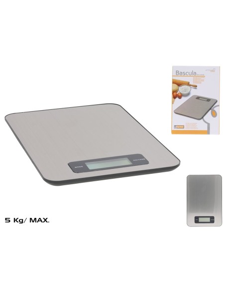 BASCULA DE COCINA 22X15 CM  5 KG