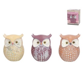 FIGURA BUHO RAGA 3 SURT 11,5X10X15,5 CM RESINA