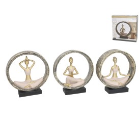 FIGURA YOGA BALHAAR 3 SURT 5.5X21.5X23 CM RESINA